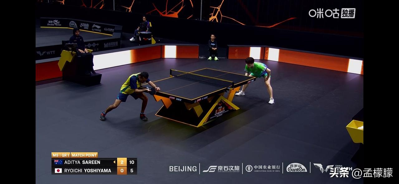 2026WTT中国大满贯丨男单资格赛第一轮⬇️
澳大利亚🇦🇺萨林3-0吉山僚