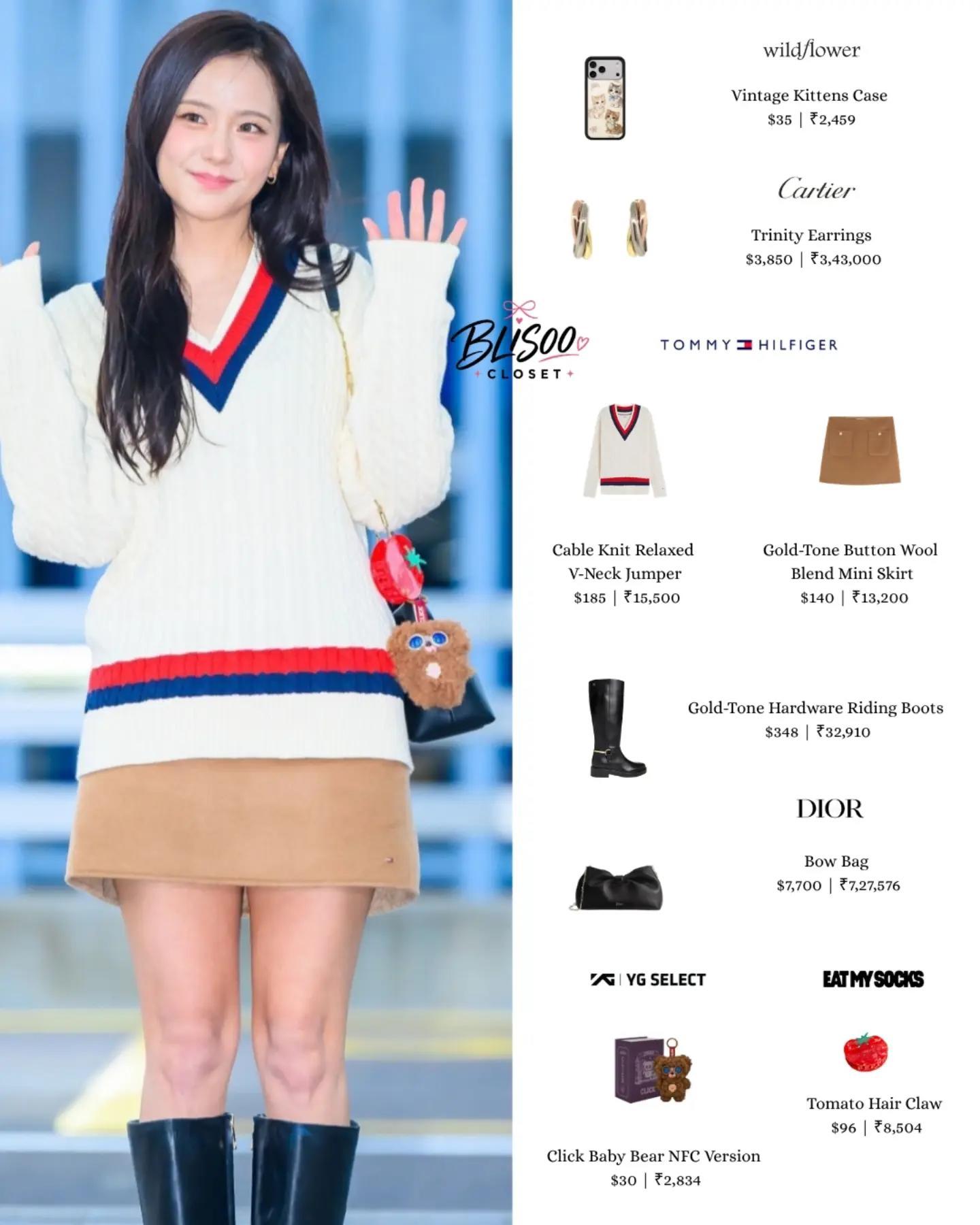 kimjisoo[超话]  20260908仁川机场出境服饰科普 cr：blis