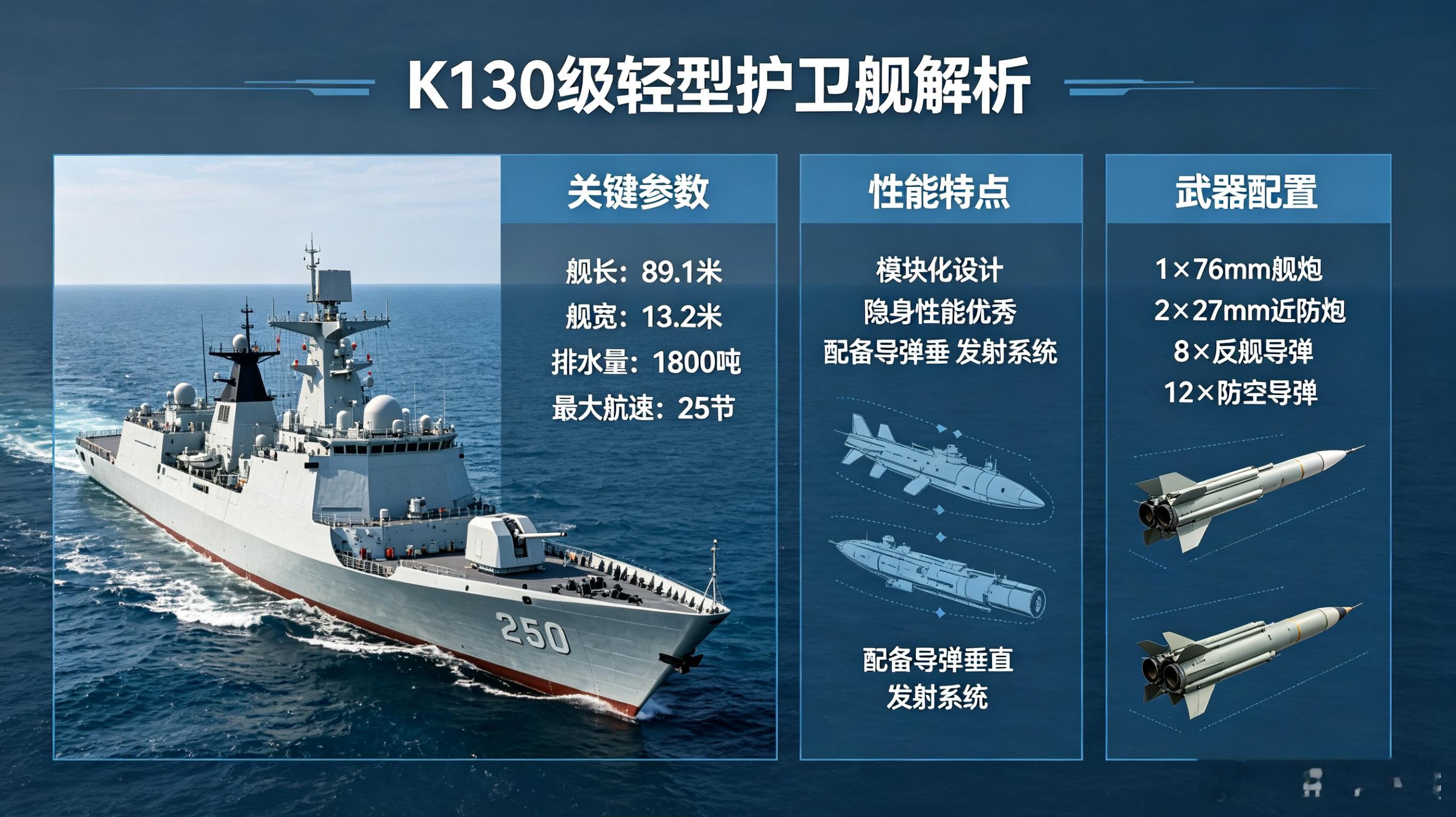 每天认识一件兵器每天认识一件兵器——K130“不伦瑞克”级轻型护卫舰今天聊聊德国