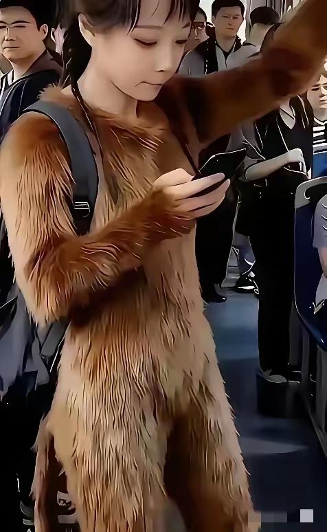 大胆妖精，皮毛都还没完全褪干净，就敢大摇大摆出来招摇过市，真不怕被直接遣返回原始