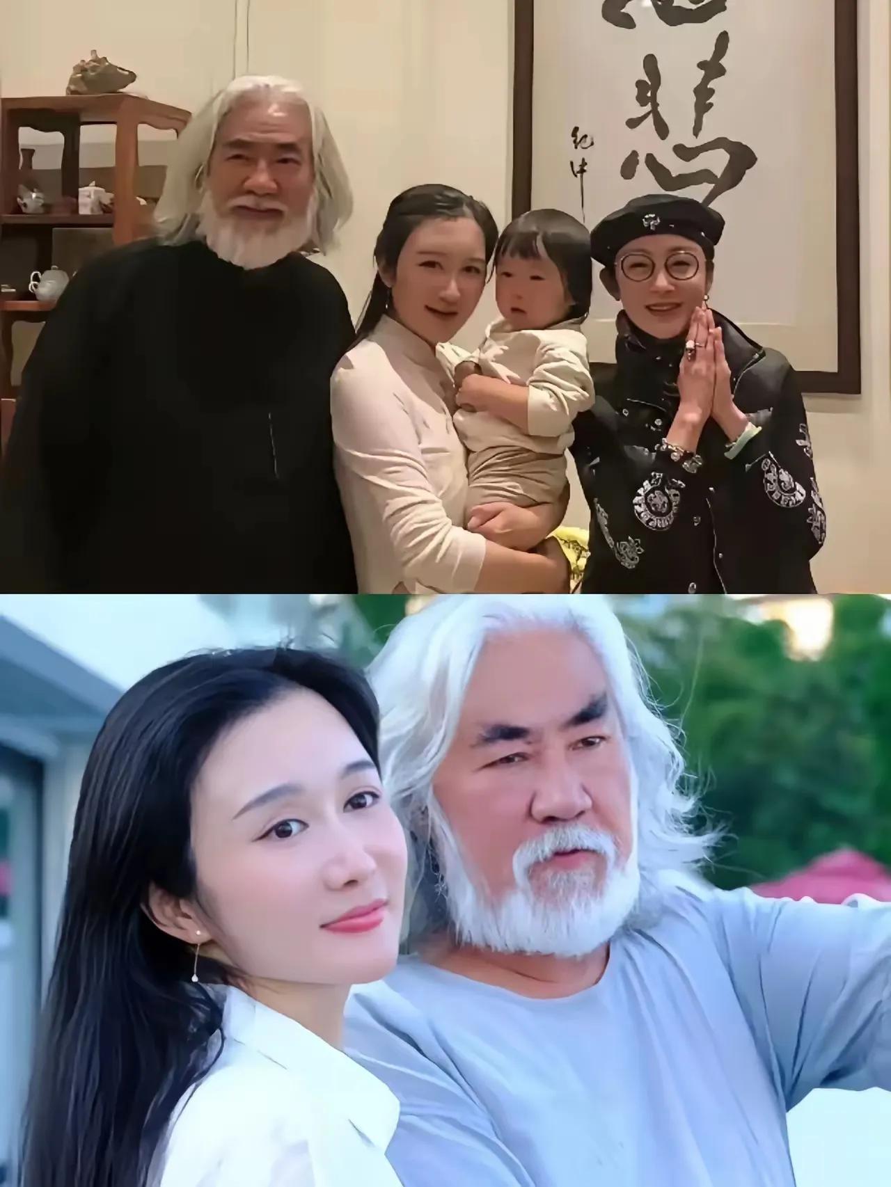 这下尴尬了，
​不仅娱乐圈知道，全网都知道了，
​张纪中的岳母看起来比他老婆还要