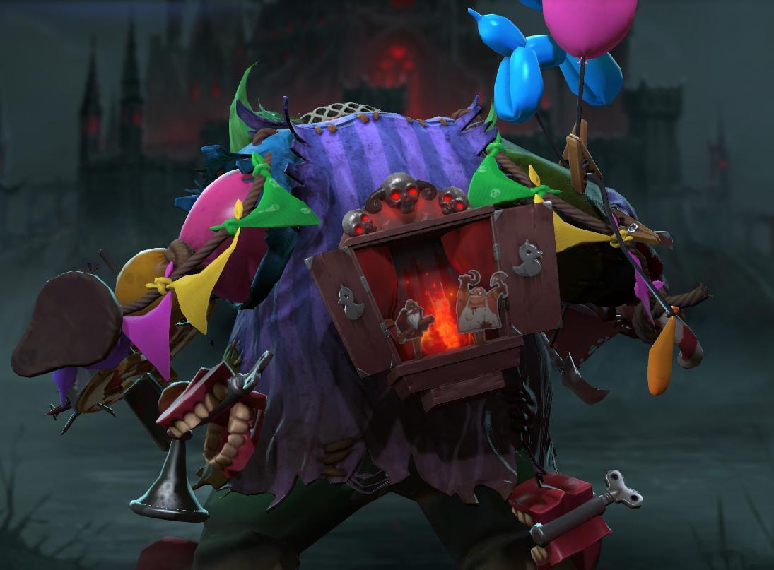 新的屠夫套，背后还自带小剧场dota2 ​​​