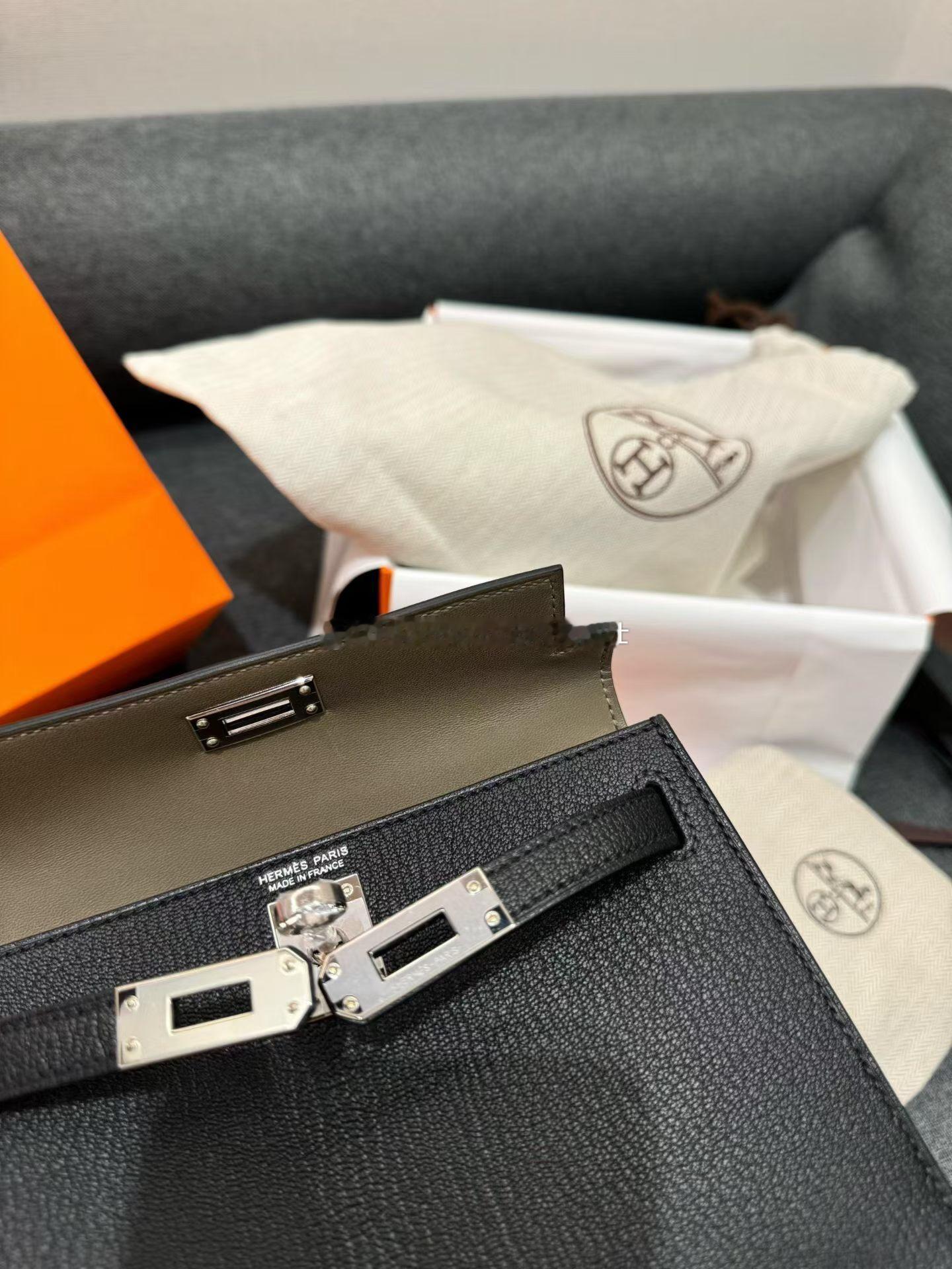 黑银🖤Minikelly 二代 山羊皮 