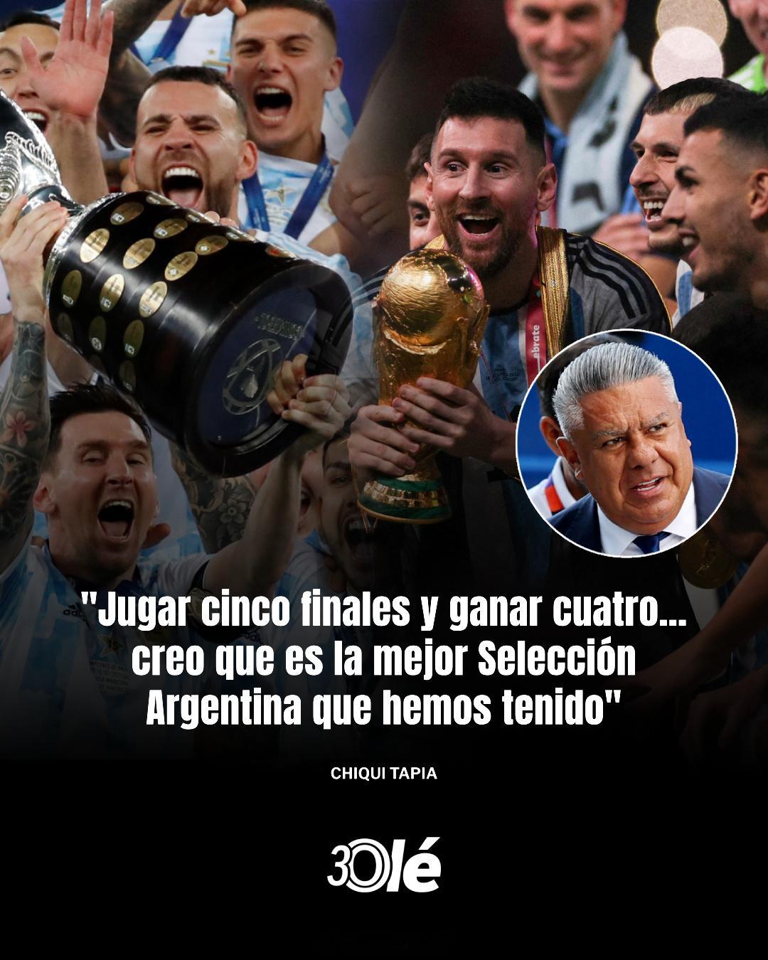 阿根廷球迷俱乐部 “这是我们拥有的最好的阿根廷国家队” 🇦🇷🔝👔 克劳迪
