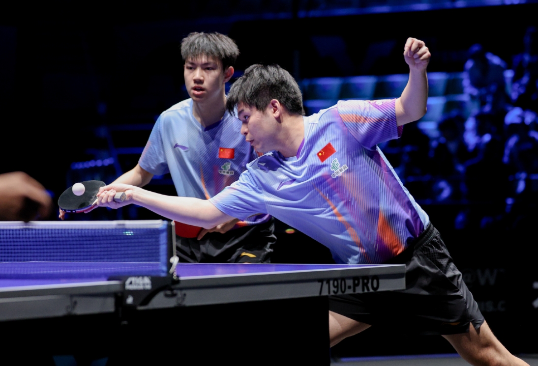 林诗栋/黄友政3-1向鹏/陈垣宇，晋级太原挑战赛男双决赛