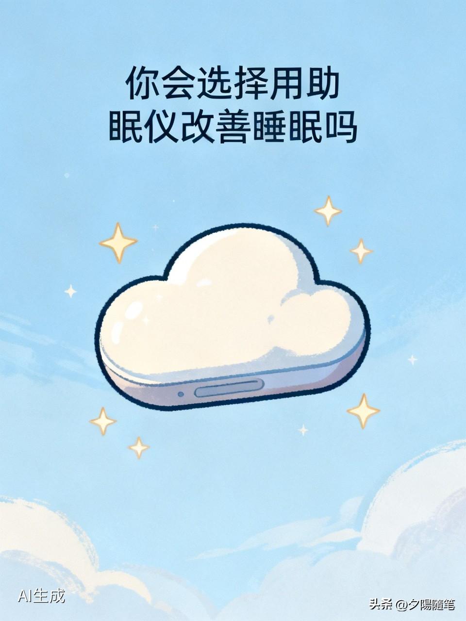 我还挺纠结要不要用助眠仪改善睡眠的。之前失眠，试过很多方法，喝热牛奶、听舒缓音乐