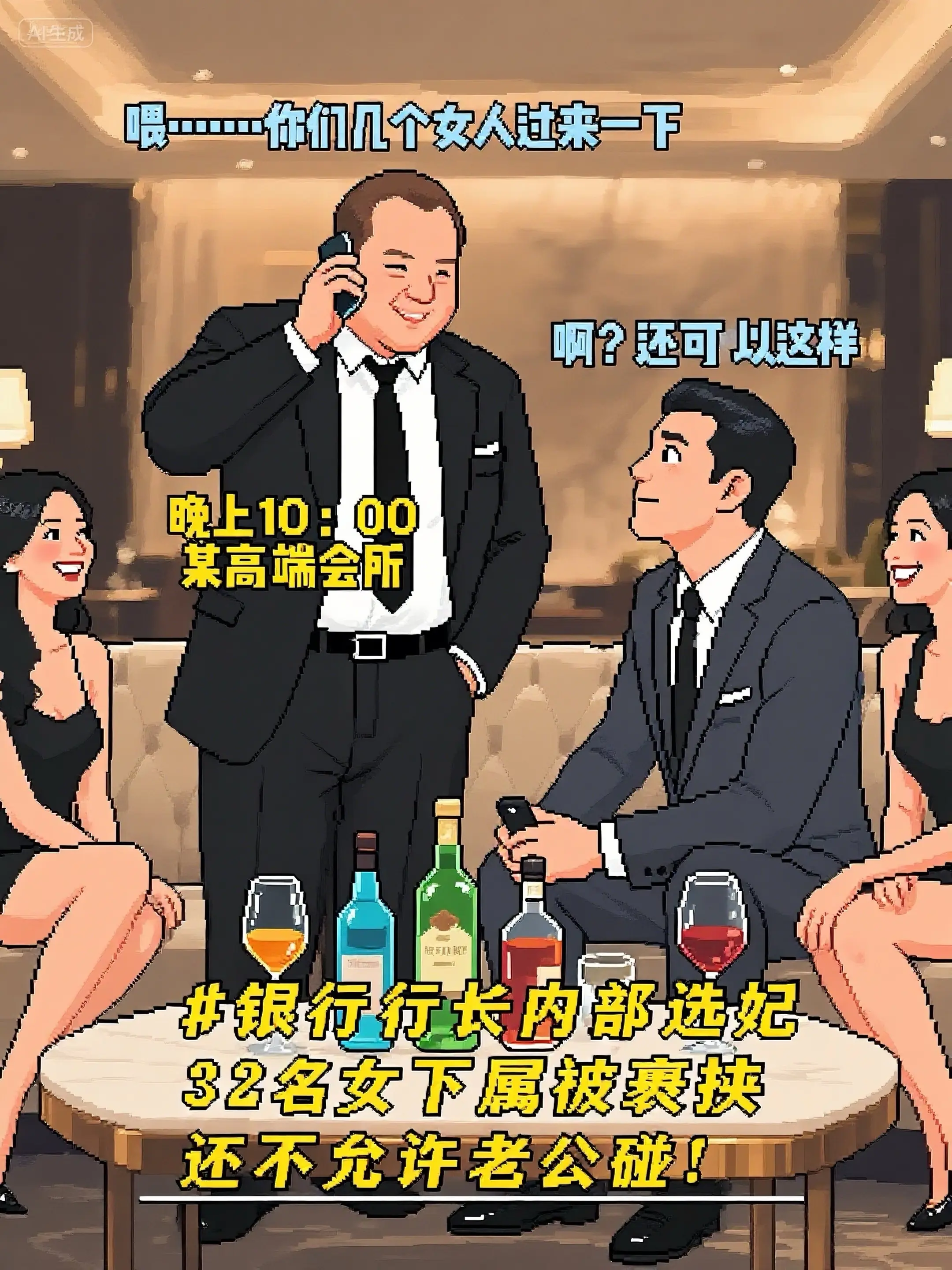 钱是英雄胆，上海金融行业与32位下属不正当关系！