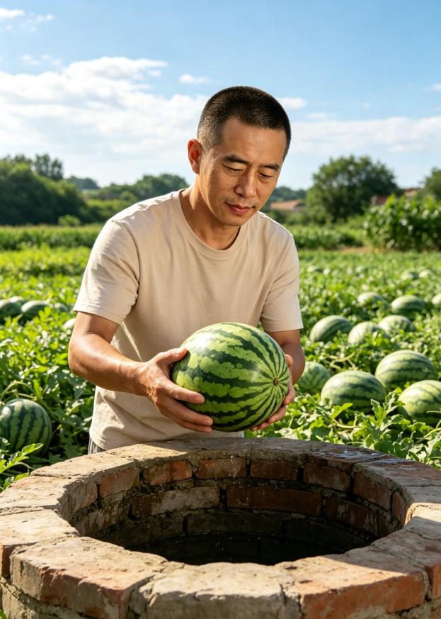 2026年，天气真的有点儿热，给大家分享一个最新西瓜汁做法。

先找一口老井，再