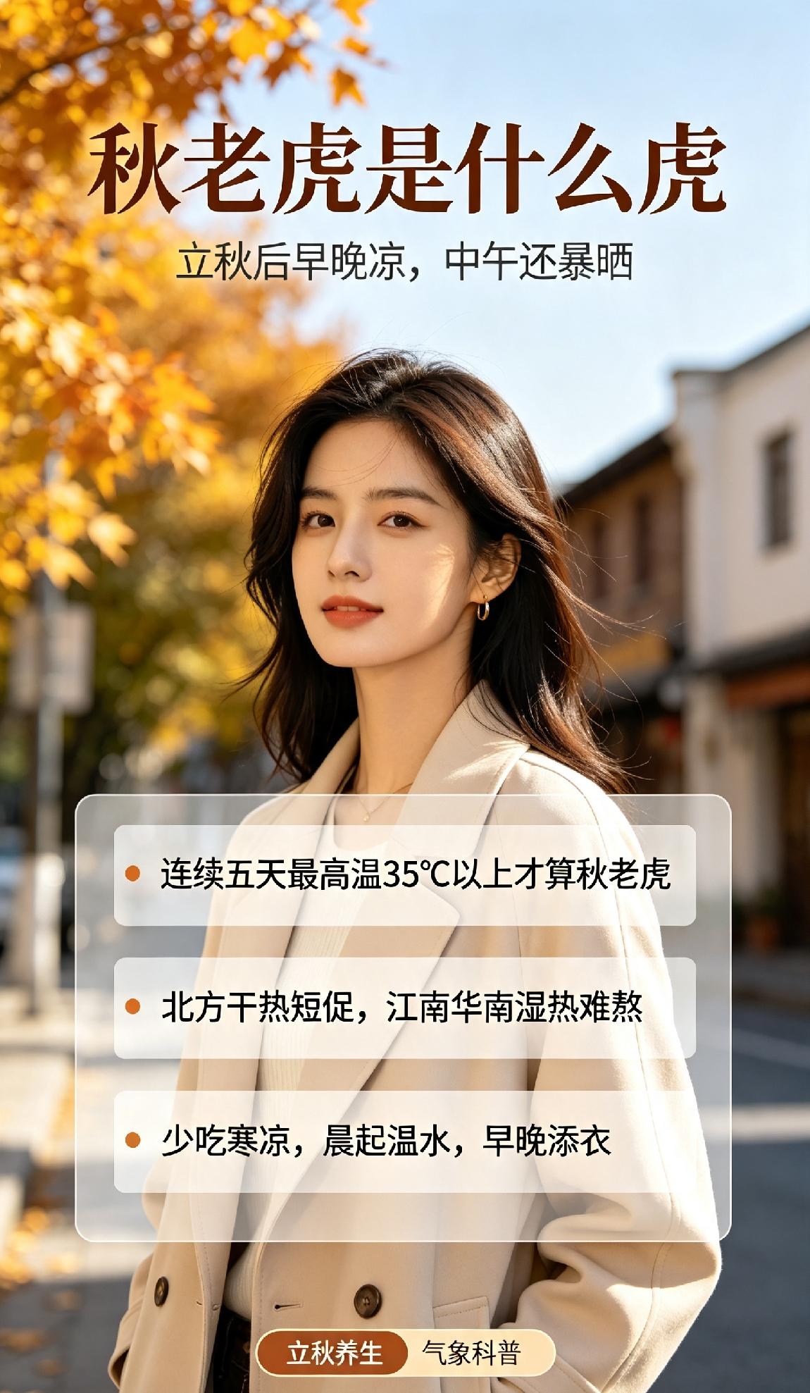 立秋之后早晚透着凉意，中午却烈日暴晒，很多人都说秋老虎下山了，但大部分人都没真正