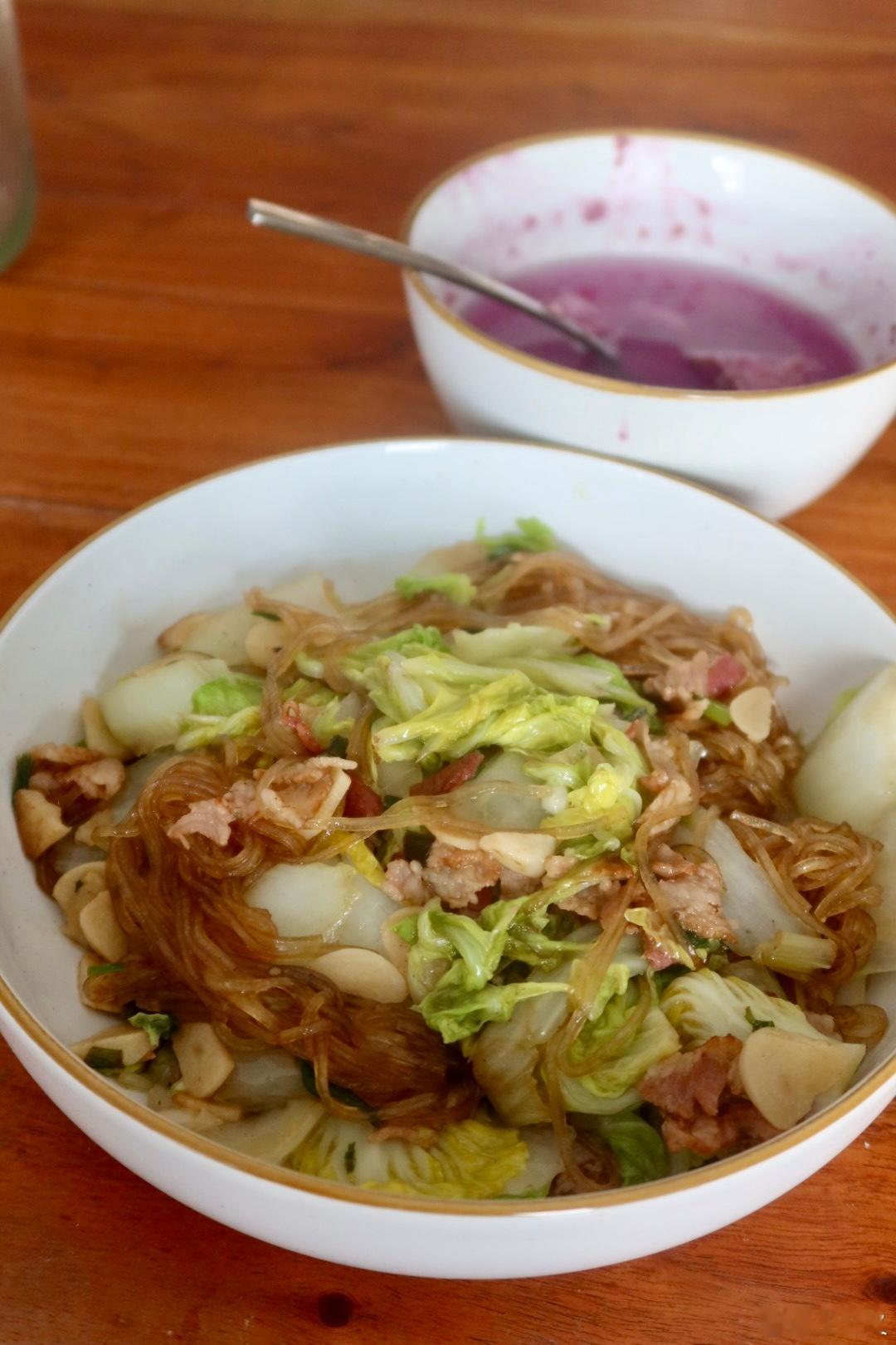 抗炎饮食day96✅大吃大喝之后休整一天早餐：牛油果🥑香蕉🍌椰奶奶昔午餐：白