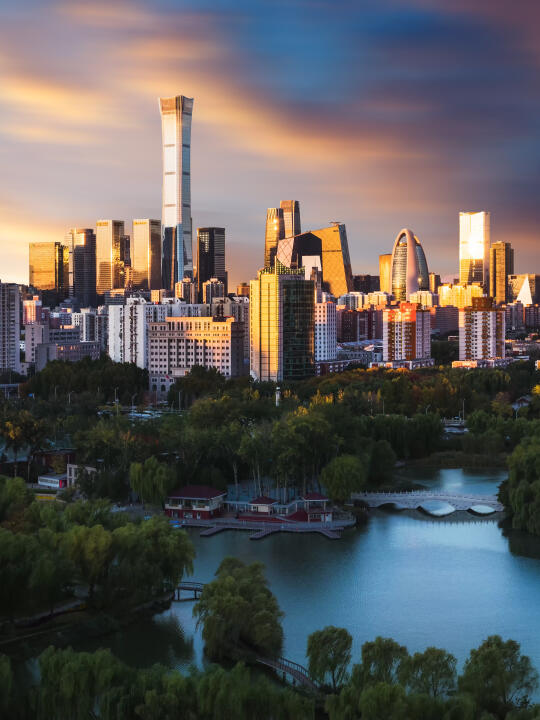 CBD 搭配公园真是城市美学的典范！