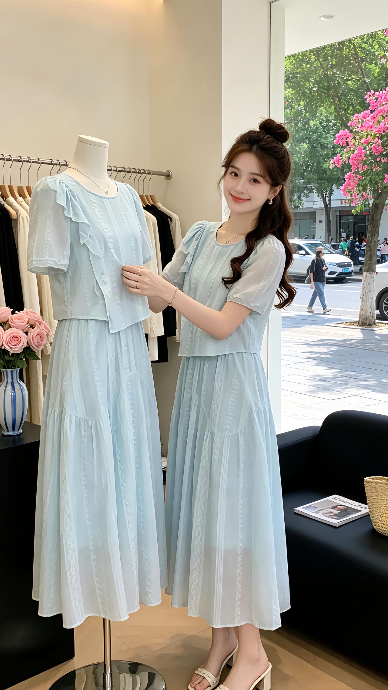 分享夏季韩系穿搭 夏日显瘦穿搭指南 夏日清凉穿搭主打极简 精致女孩夏天少不了裙子