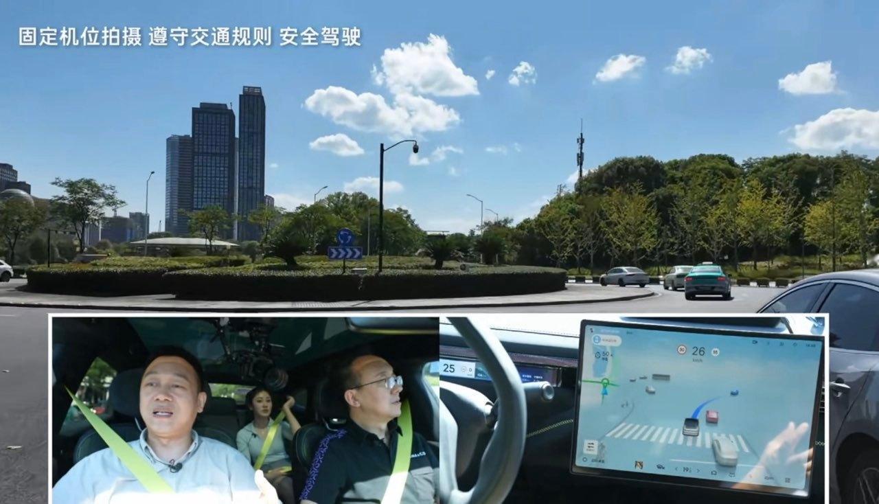 领克10EM-P在杭州城区的辅助驾驶直播，本来只是随手点进去看看，结果直接被圈粉