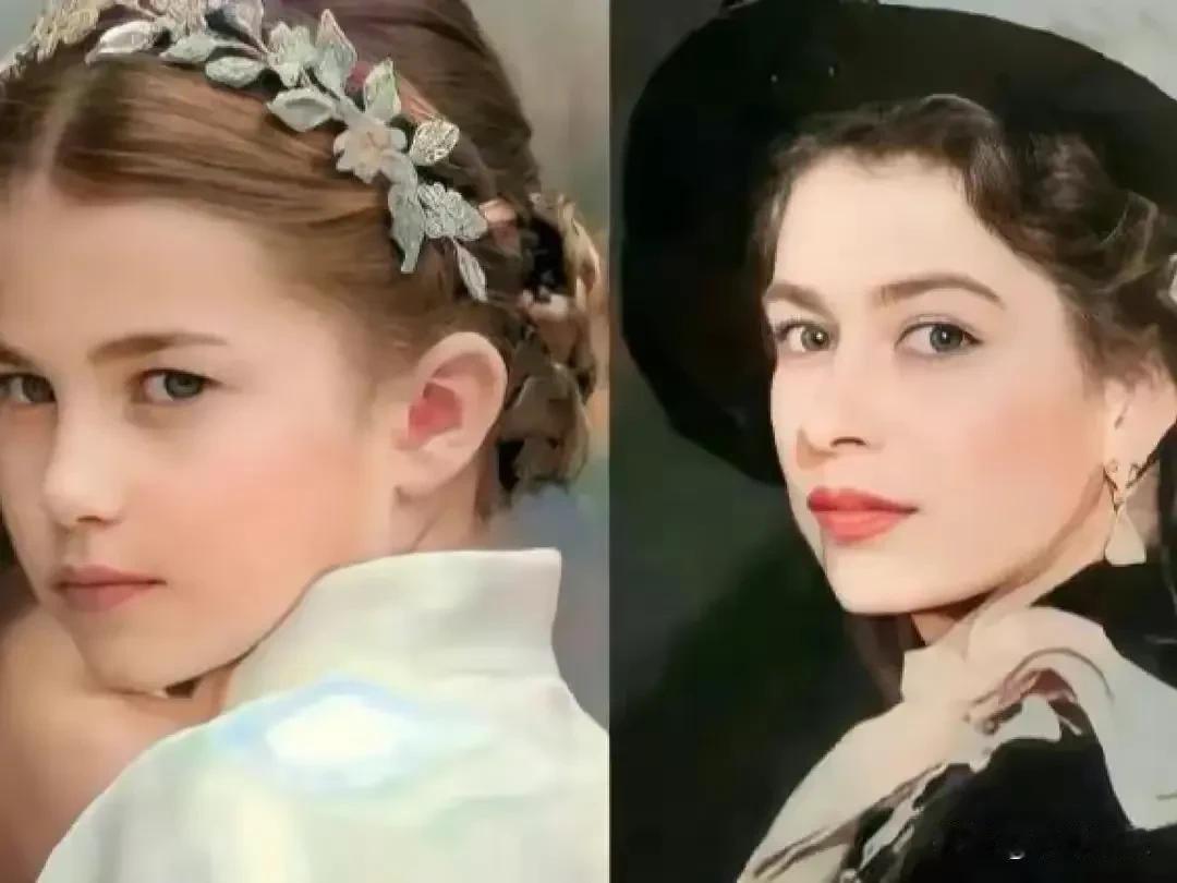 凯特的女儿夏洛特公主，她像极了女王，简直是一个模子刻出来的，连神情气质都复刻了，