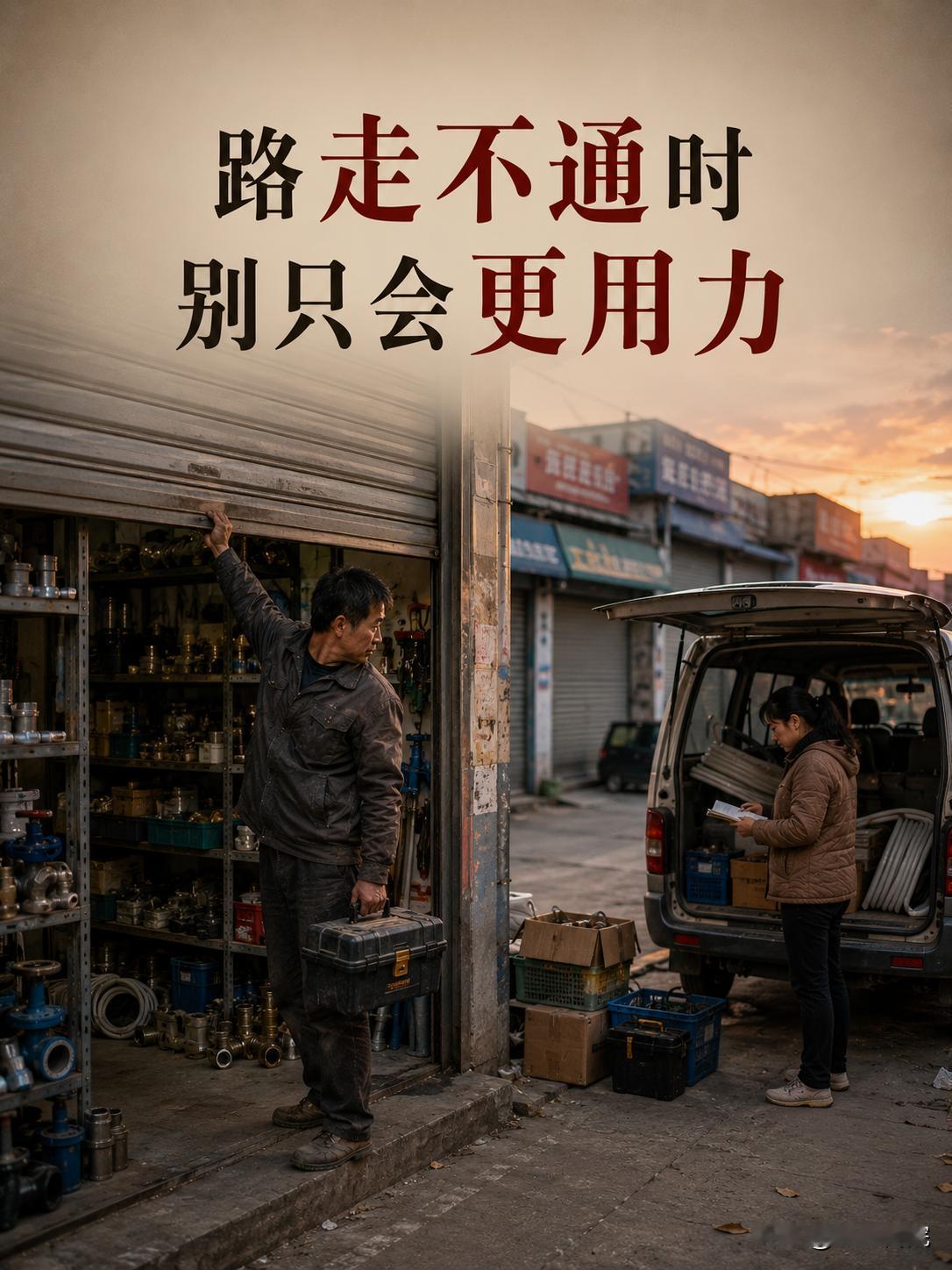 《易经》最重要的翻身智慧：路走不通时，别只会更用力

老杜在建材市场开了十五年五