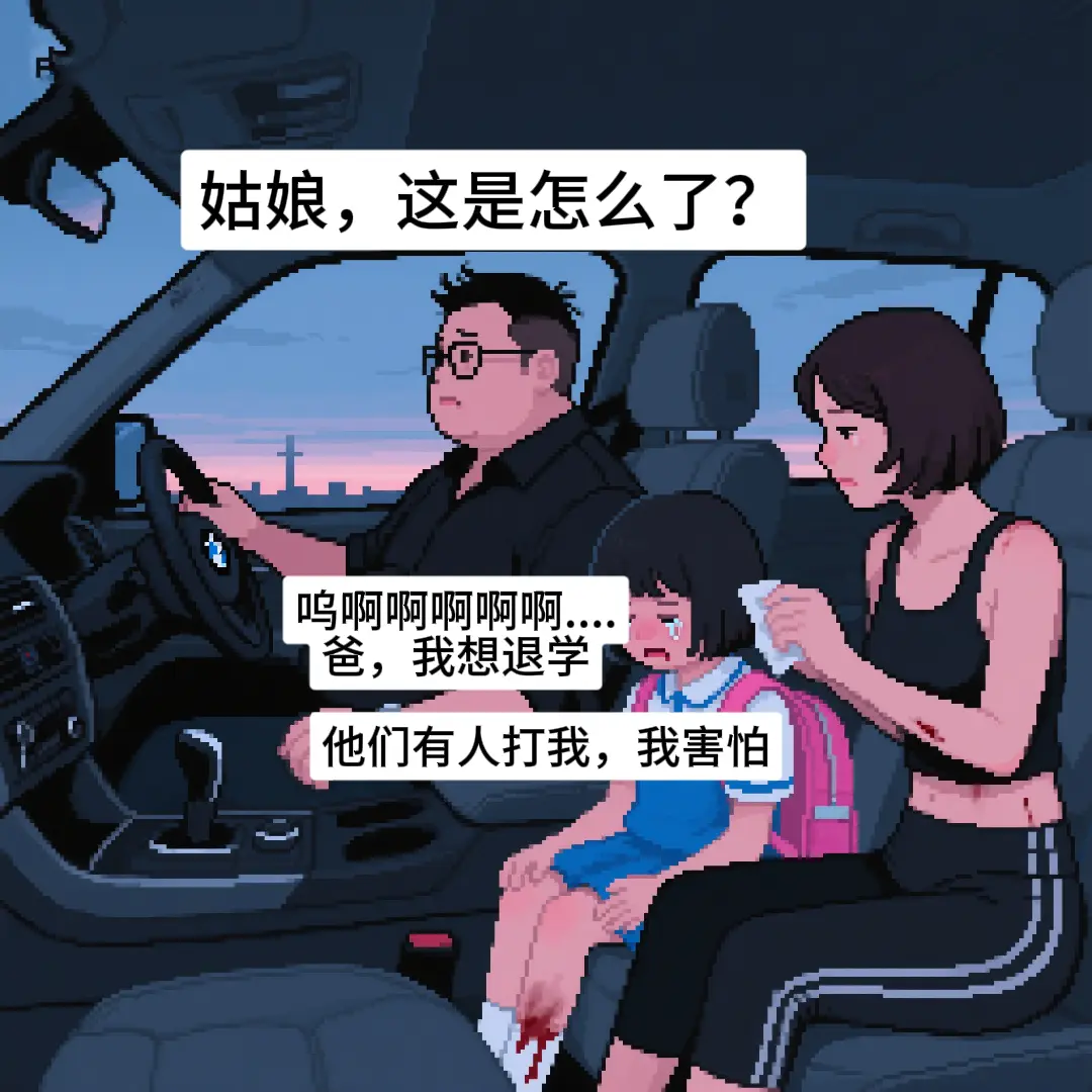 永远不要低估一名父亲对孩子的爱....。