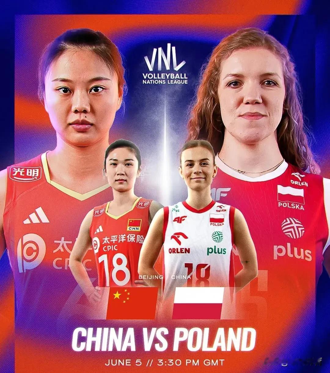 世联赛中国女排-波兰女排
19:30马上开始
目前中国女排世界排名位居第四，波兰