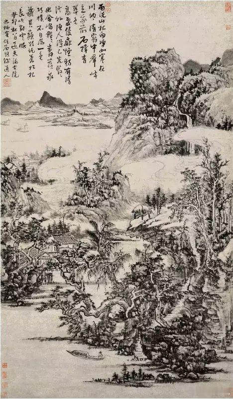 髡残(1612—1692)，俗姓刘，今湖南省常德市人。幼年丧母，遂出家为僧。法名