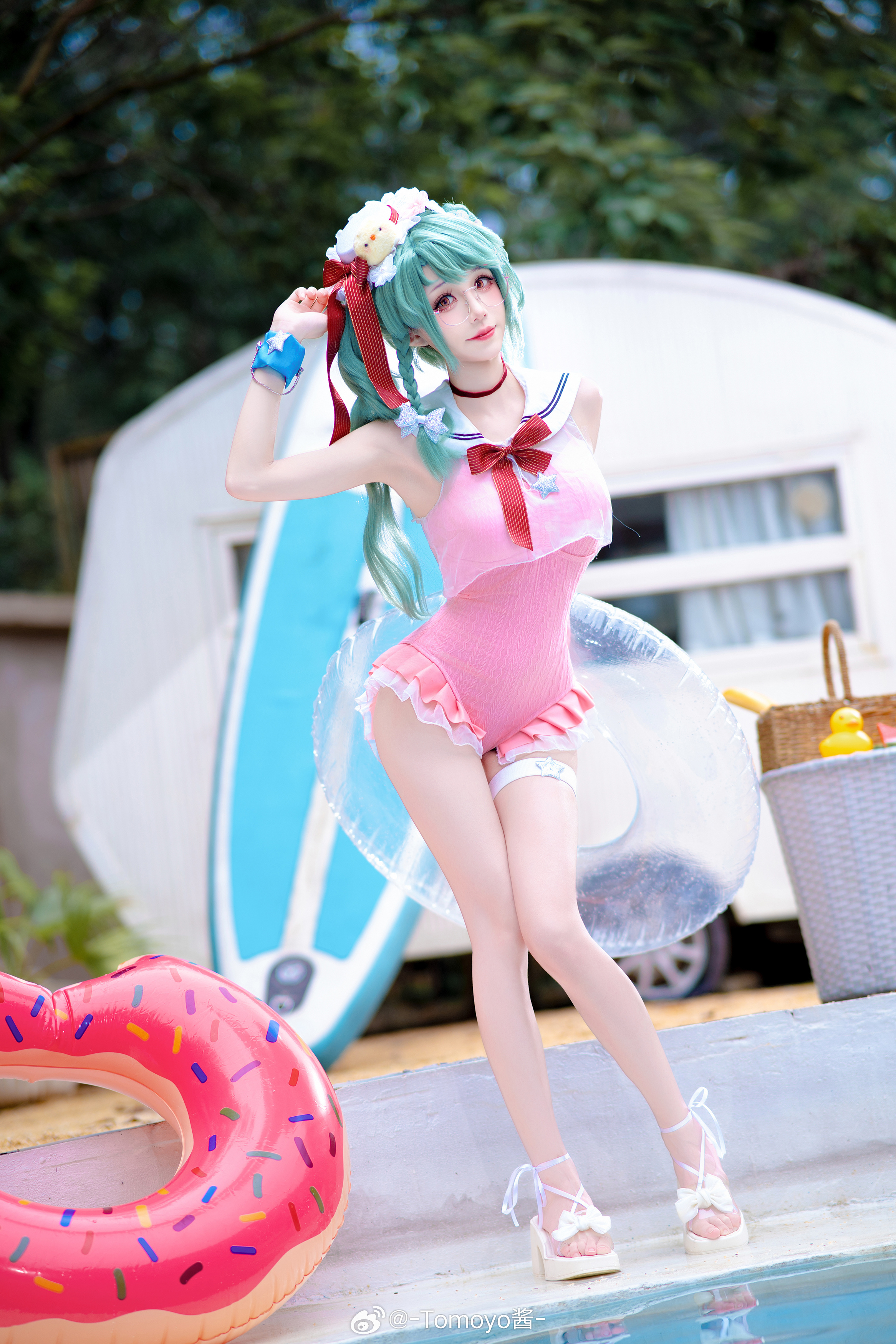 碧蓝航线cosplay﻿碧蓝航线 兰利Ⅱ✨✨✨六一当然要发小可爱呀～✨✨✨兰利Ⅱ