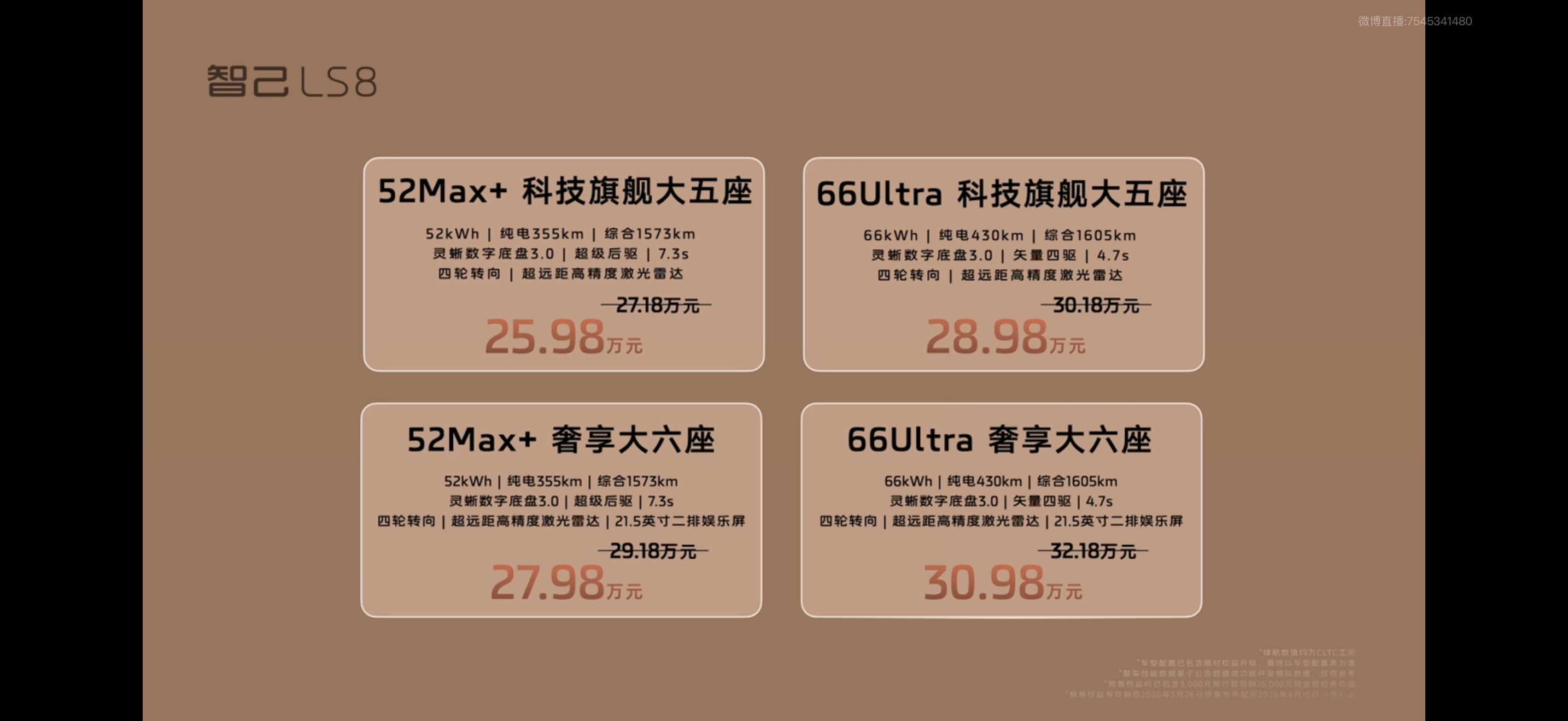 智己ls8预售价格来了：25.98万起能看出来大家都是真拼了智己LS8震撼预售2