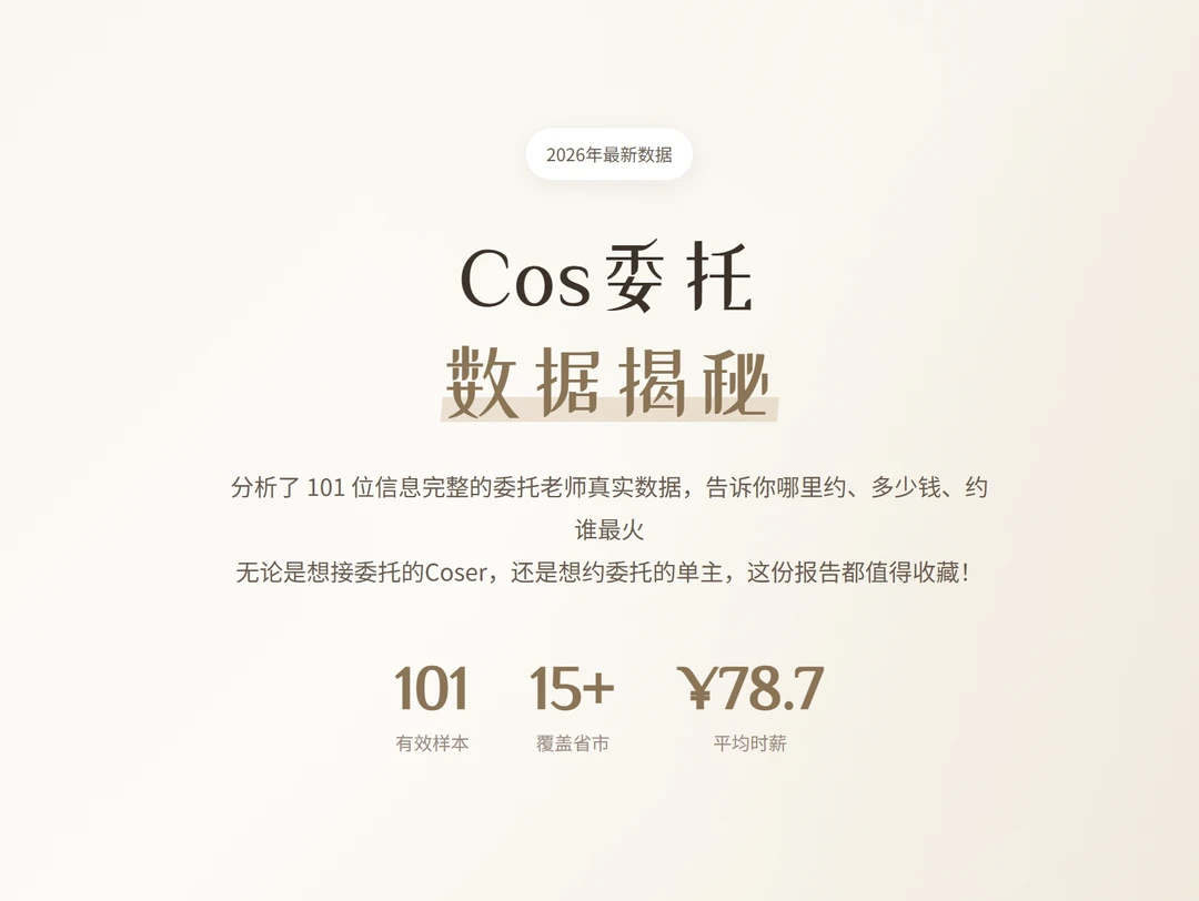 2026 最新· Cos 委托数据揭秘