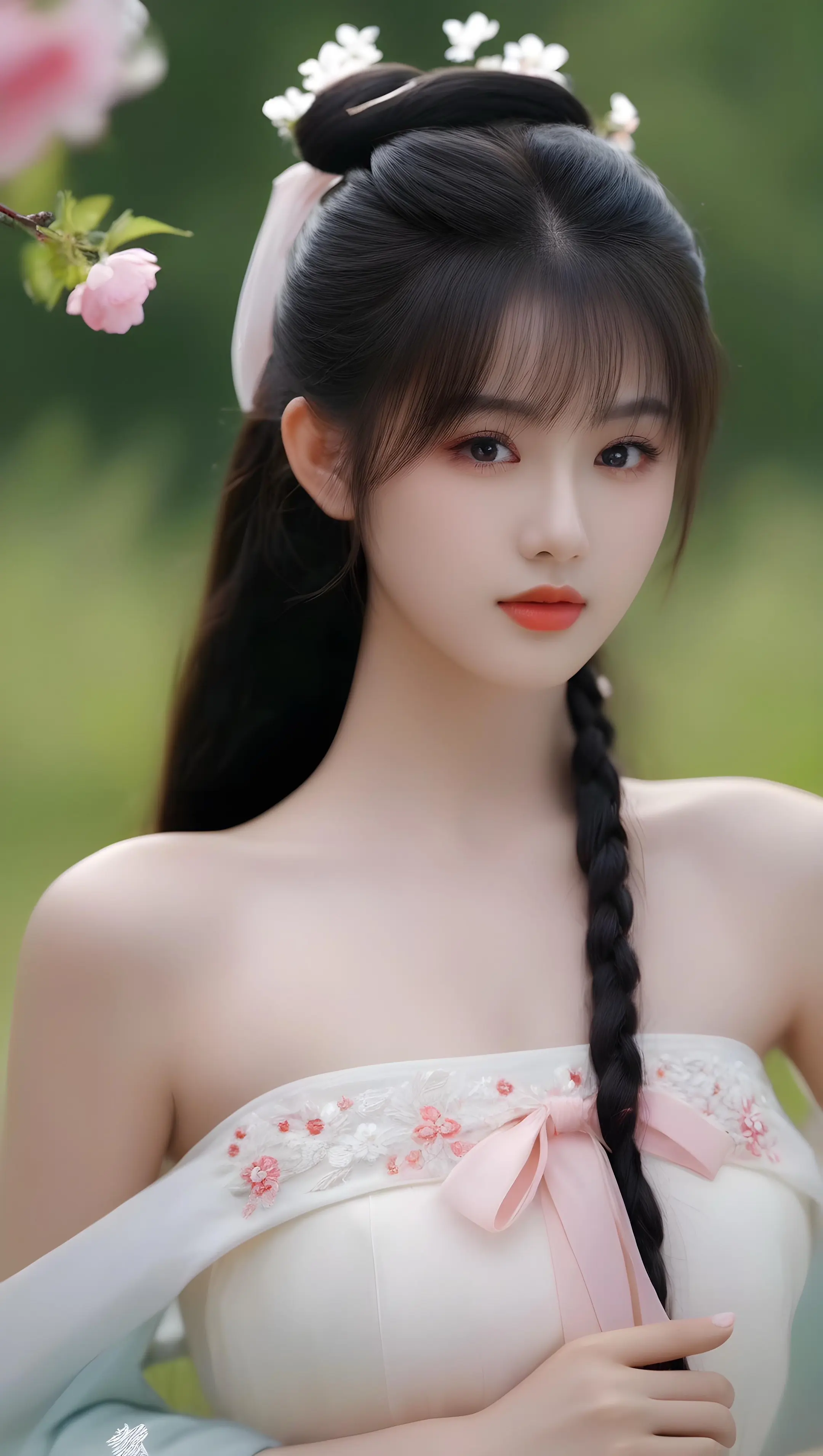 上热门🔥 清纯女神 欢迎取图 内容由ai生成 汉服造型