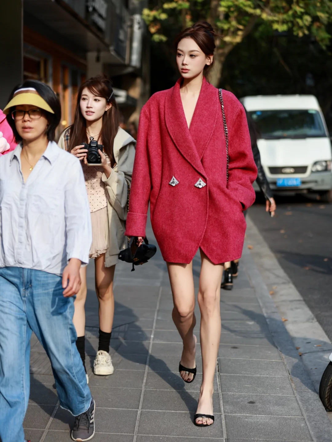 街头的松弛感穿搭