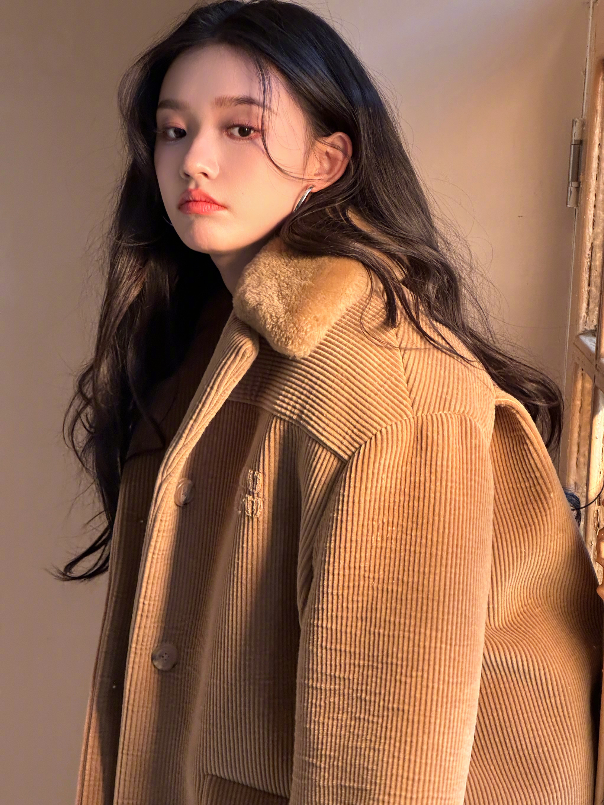 #林允冬日的ootd##林允美拉德妆容#林允又美啦[锦鲤附体] ​​​