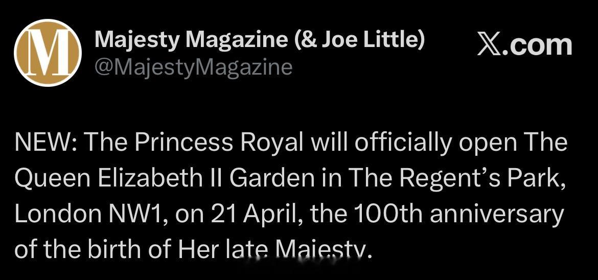 英国王室  【预告】2026年4月20日，查尔斯三世和卡米拉王后将会在白金汉宫国