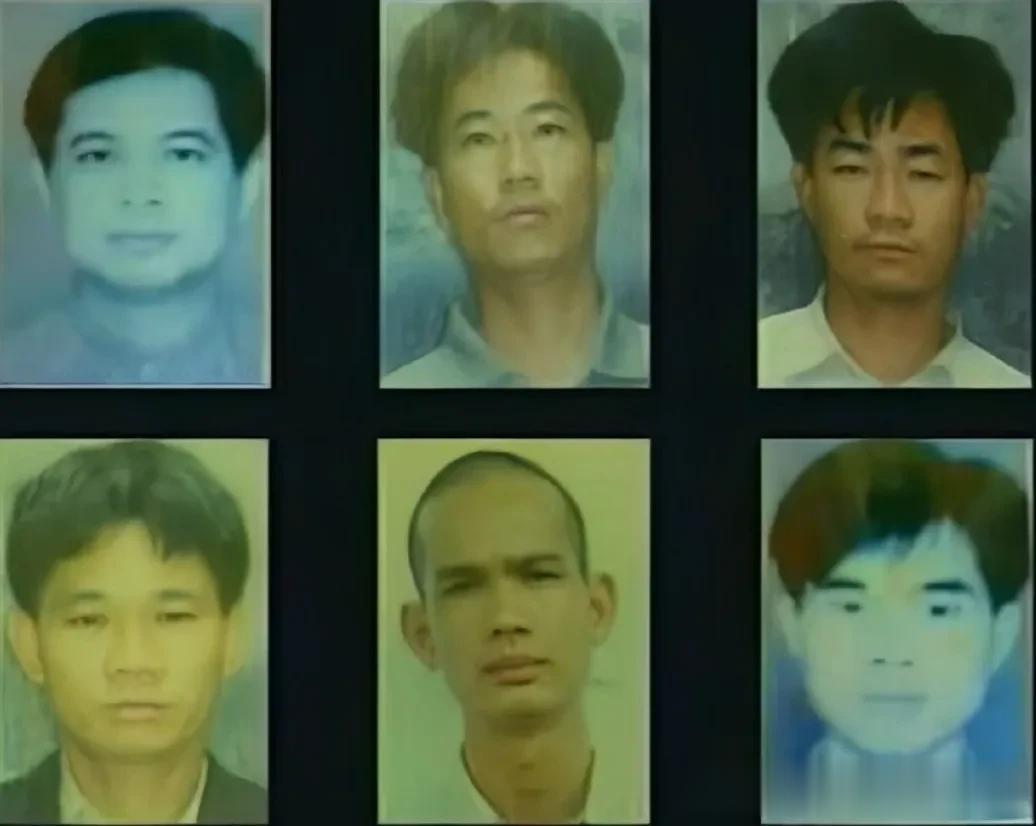 九十年代的大案，现在很难想象了

（图1）流窜于两广的阮强武装犯罪集团。成员32
