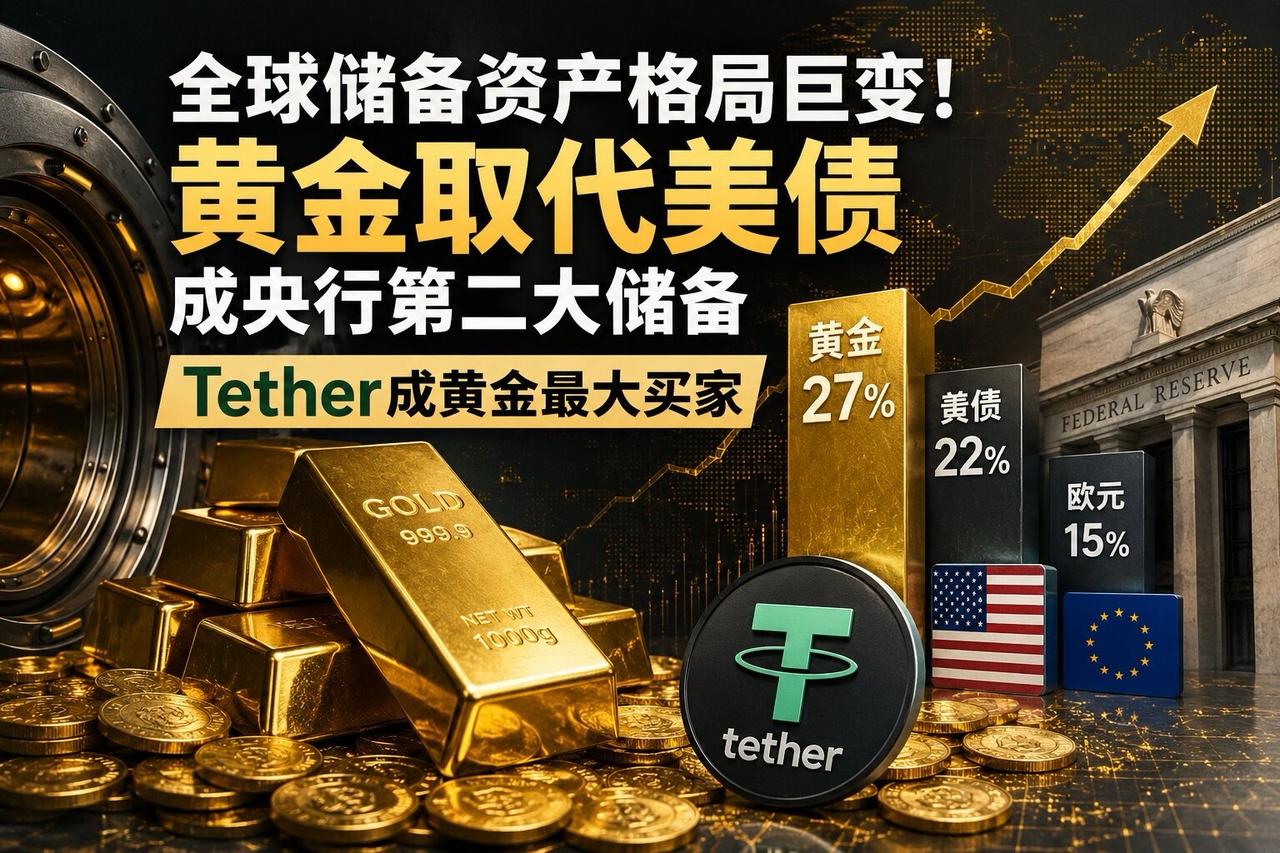 未来1-3年黄金的价格是涨是跌？
欧洲央行最新报告显示，黄金已超越美国国债，成为