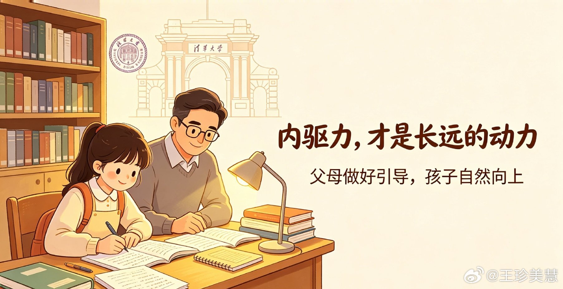 女孩高考708分称清华爸爸是榜样爸爸清华毕业的，女儿也是给力，高考考了708分，