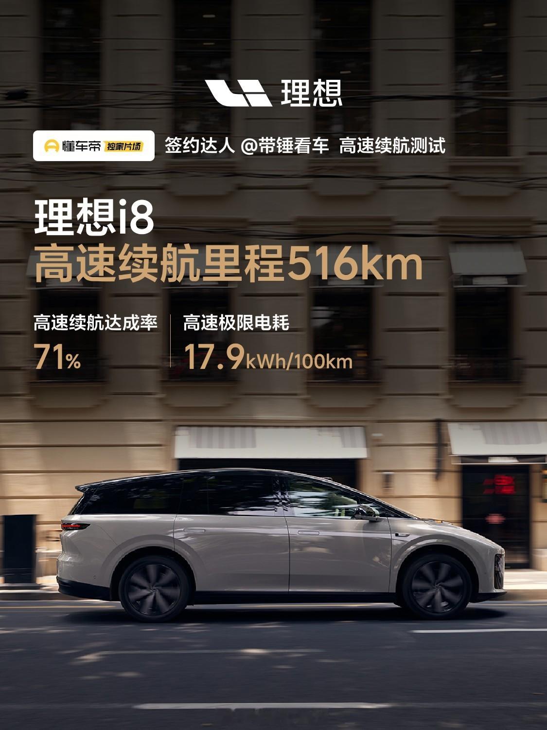 理想i8体验行不行？用成绩来说话！在专业测试中，理想i8的续航和能耗方面表现十分