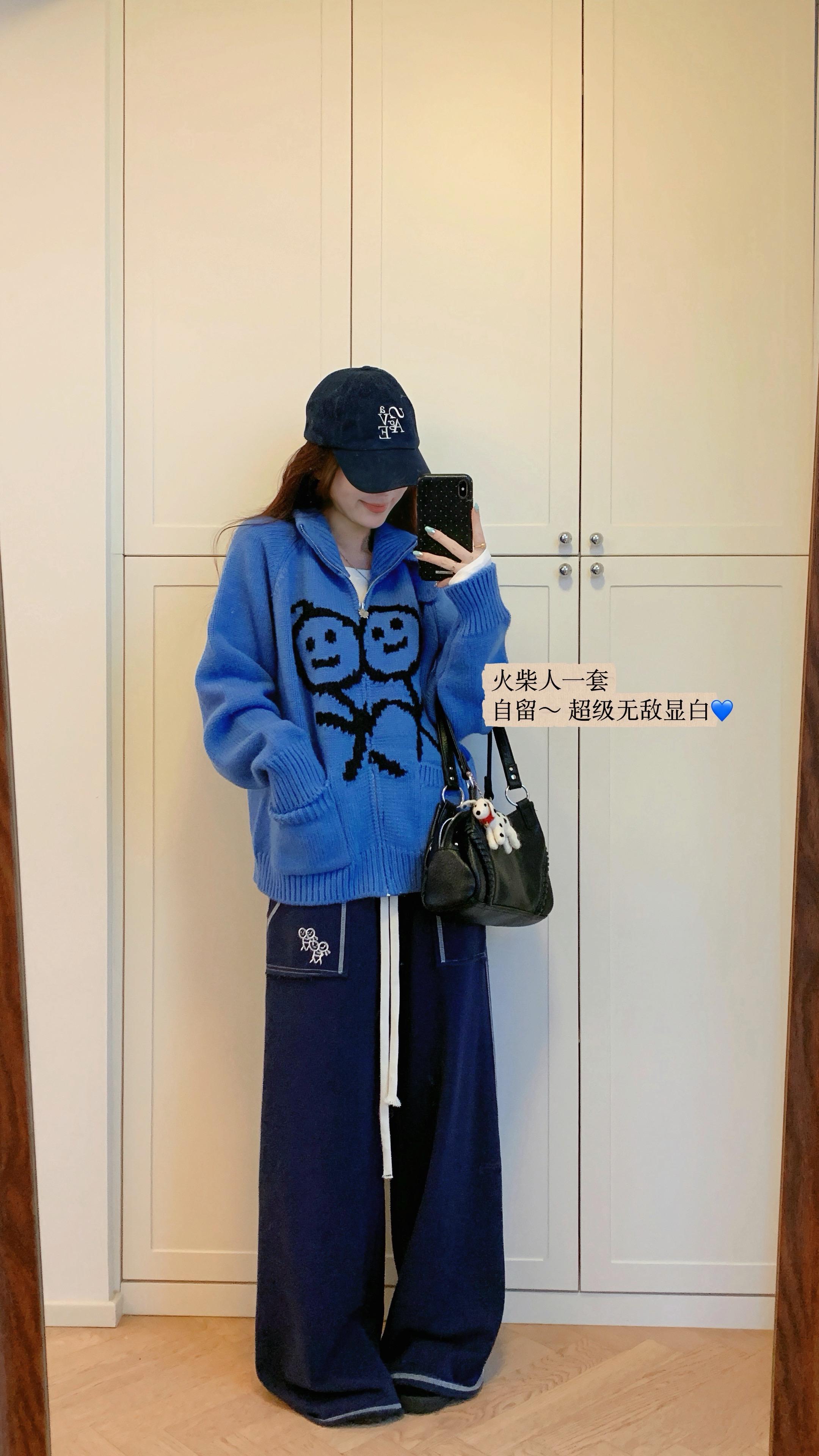 一周穿搭合集💙。