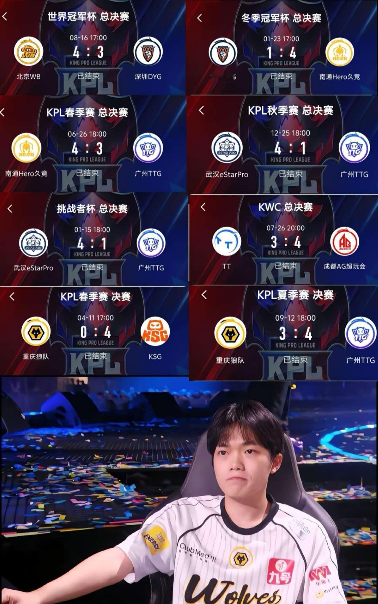 感觉清清是真的运气不好，就拿这次夏决来说，那关羽的发挥是真无懈可击，可惜被涵的钟