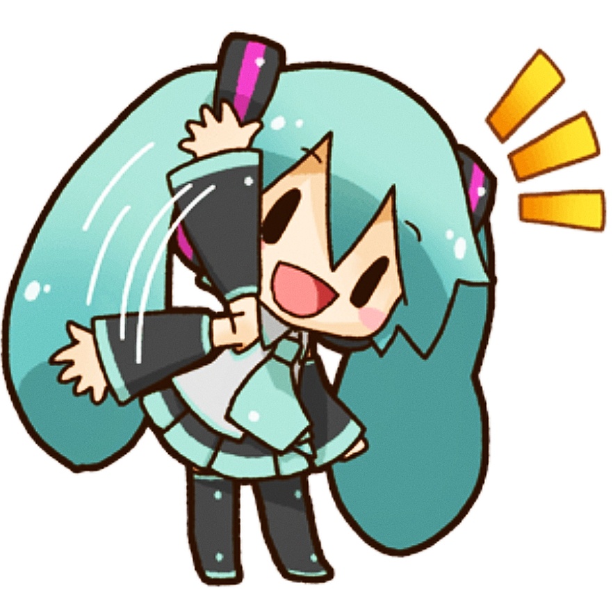#‎初音未来# MiKu可爱头像(ฅ'ω'ฅ)♪～ ​​​