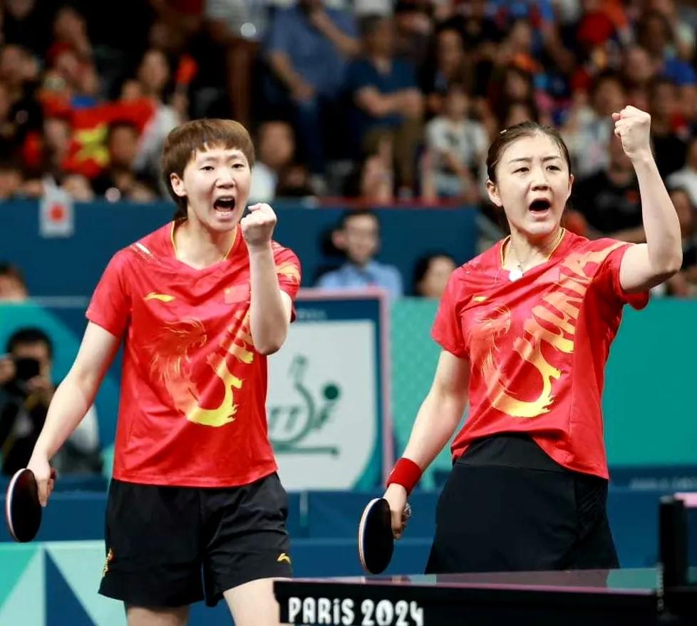 女团决赛
中国3-0日本
中国女团获得巴黎奥运会金牌，成功实现了团体赛五连冠，恭