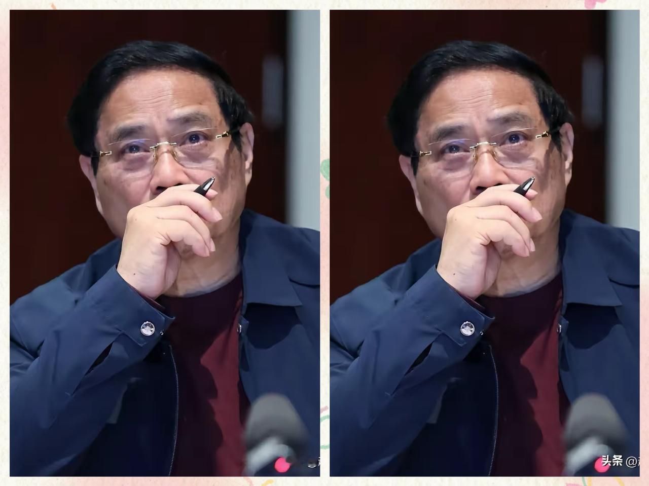 越南总理范明政凌晨2点在南非召开紧急线上会议，会上强调：
一句“困难时人民最需要