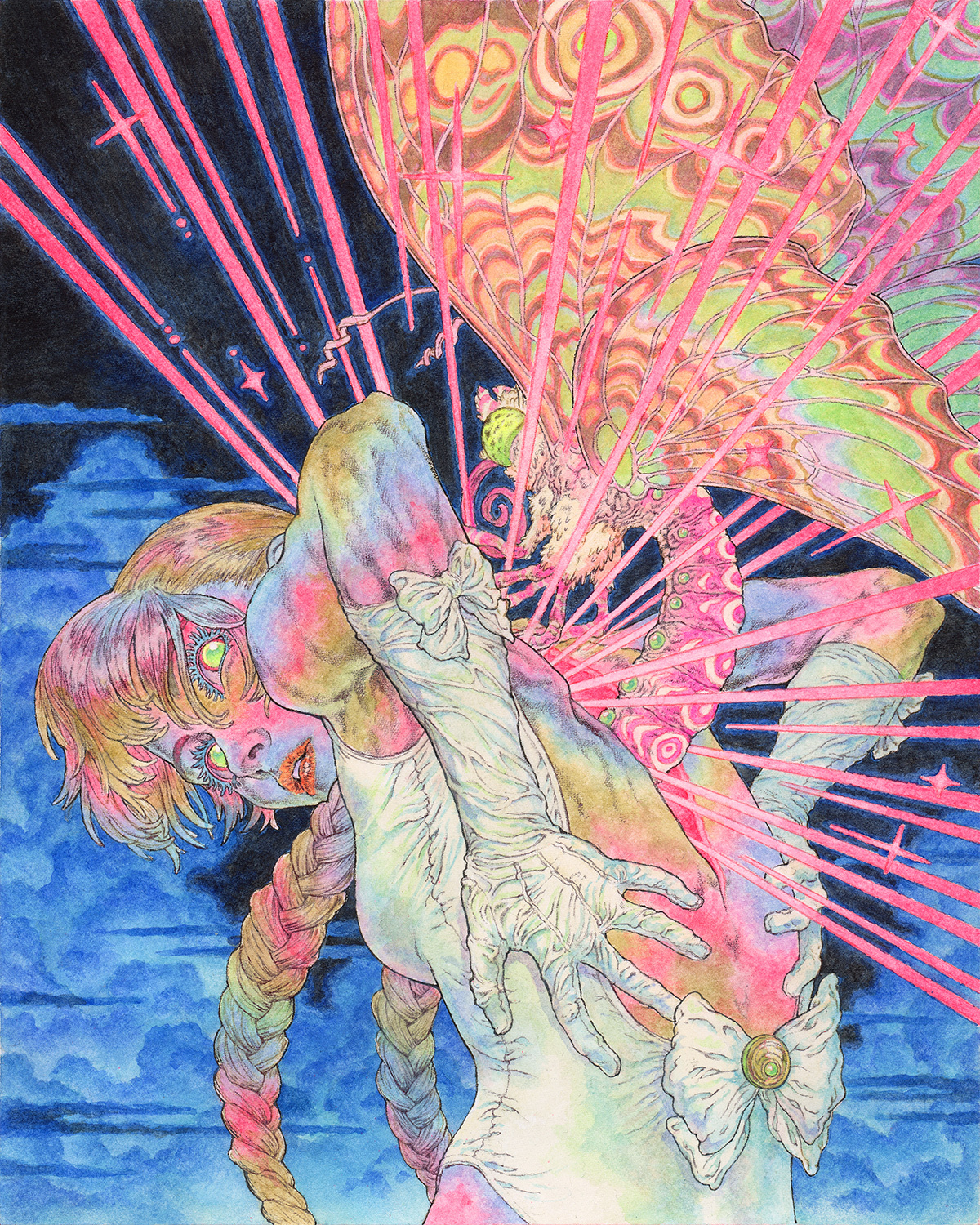 Ooh Artists 当 Ground 第一次与 Beachghost 的画作