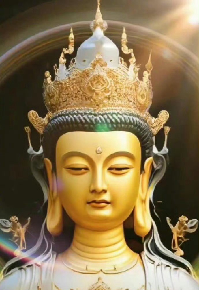 刷到金身文殊菩萨，不要划走说什么都灵  