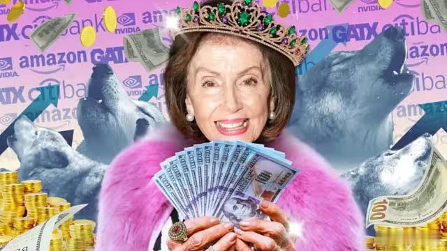 佩洛西炒股炒成亿万富豪[666]据媒体报道，佩洛西在国会任职38年间，和丈夫通过