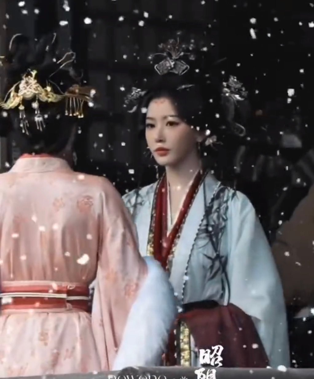 孔雪儿《昭阳公主》路透，还挺有氛围感的！ 