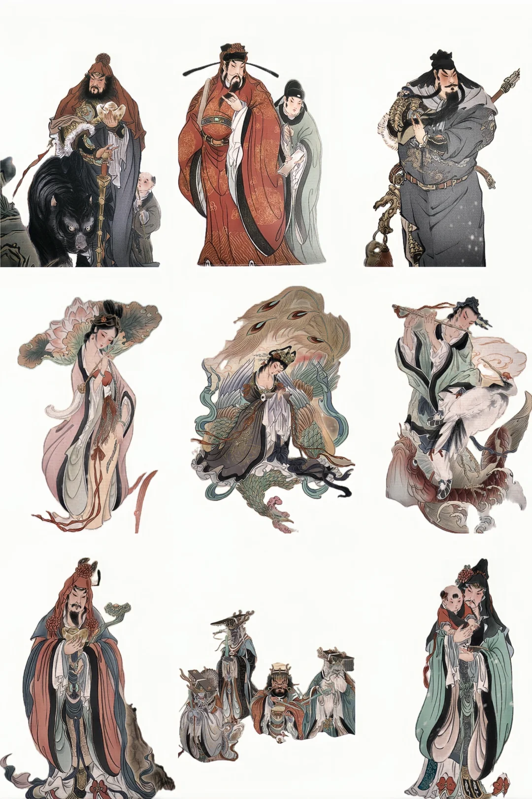 一本集合了冷热门民间故事的画谱📚