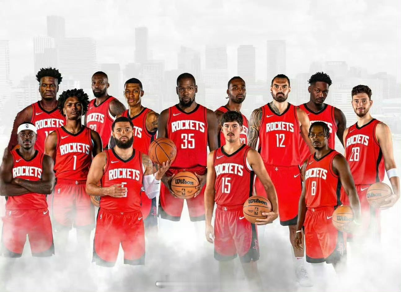 ESPN 最新文章预测火箭队将以54胜28负的战绩排名西部第二Tim MacMa