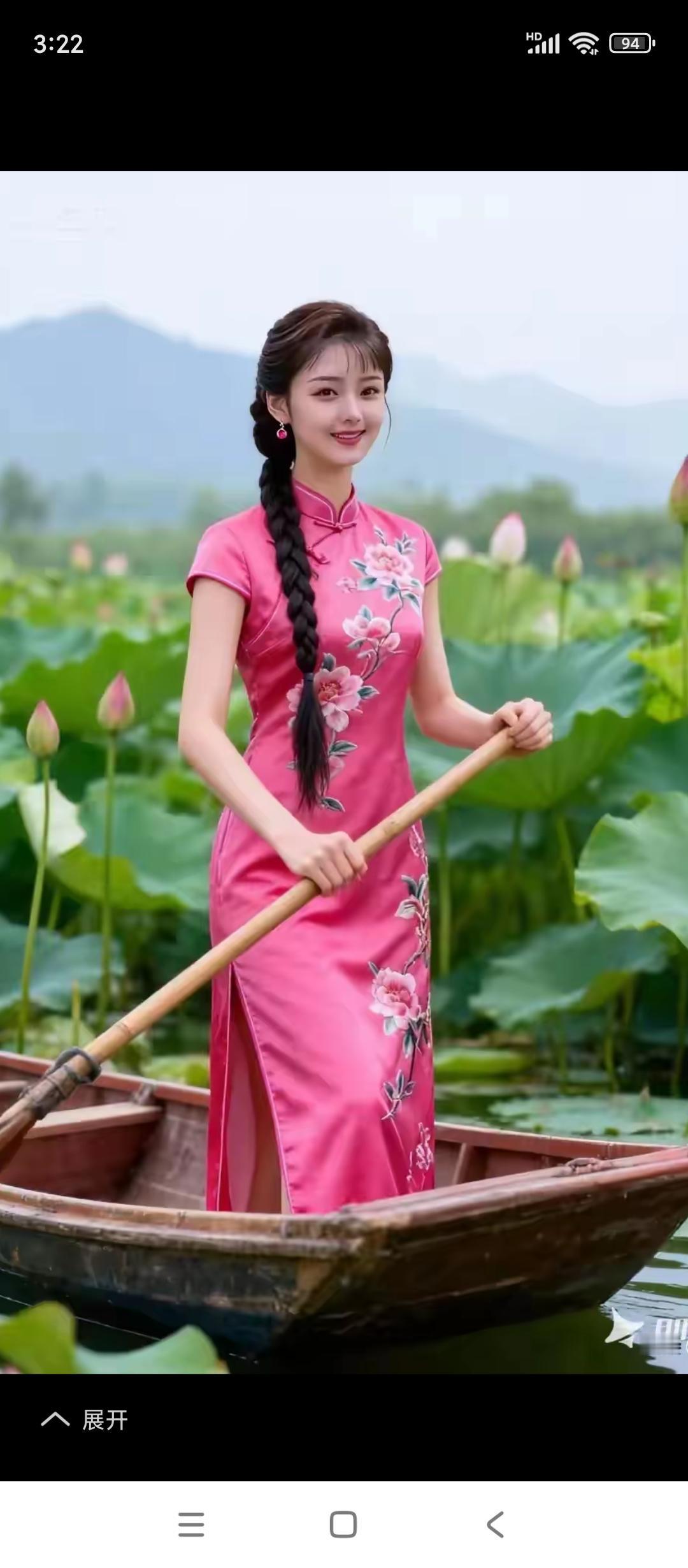 下联：荷叶田田水自清。邀你写上联莲花袅袅风亦雅，