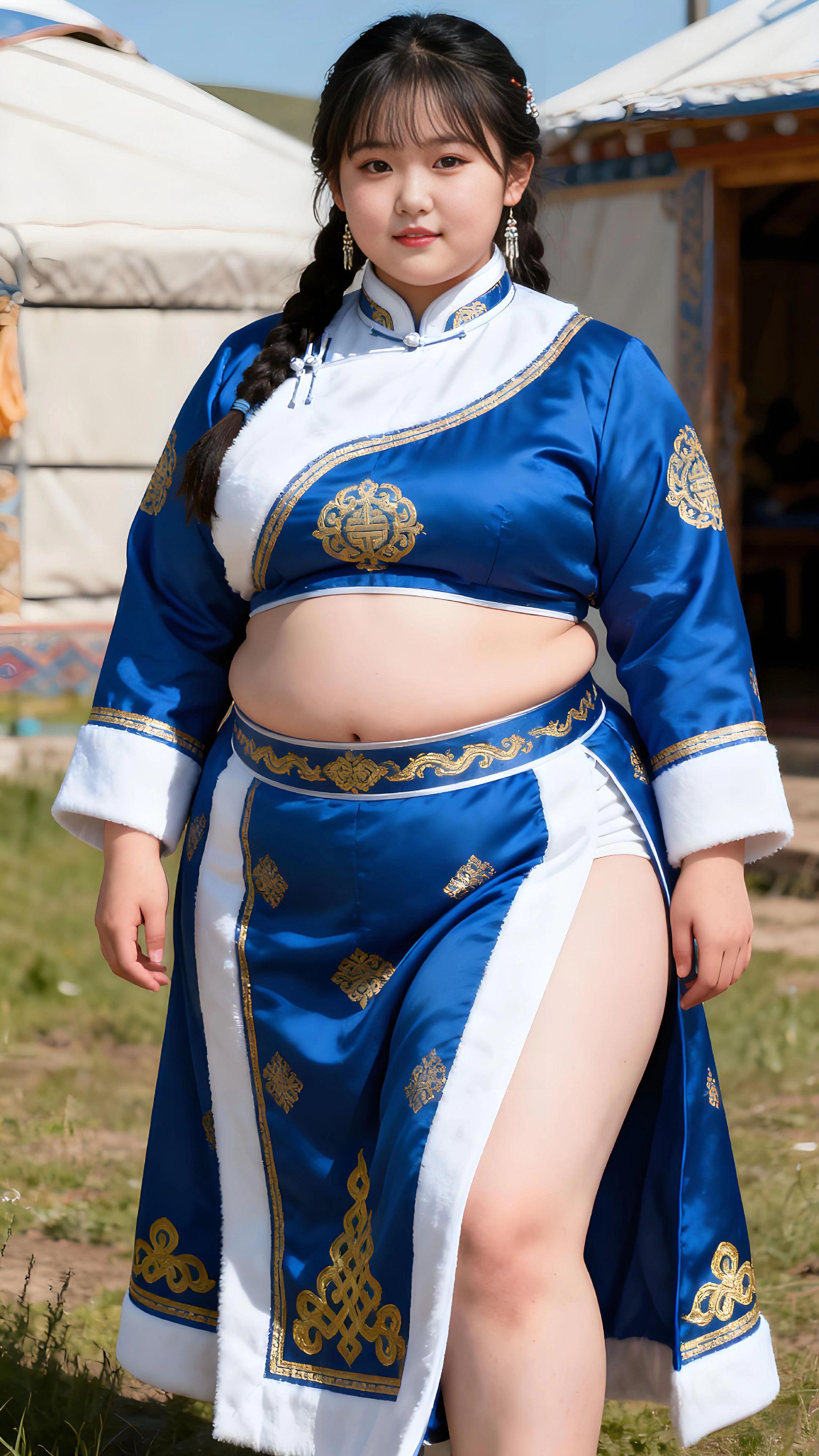 蒙古族 蒙古族姑娘 清纯甜美 少数民族 ai美女