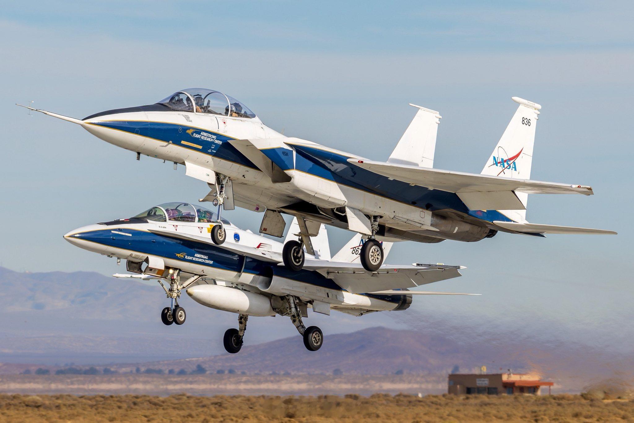 执行 X-59试飞伴飞任务的NASA836/862二人组航空创作计划武器装备[超