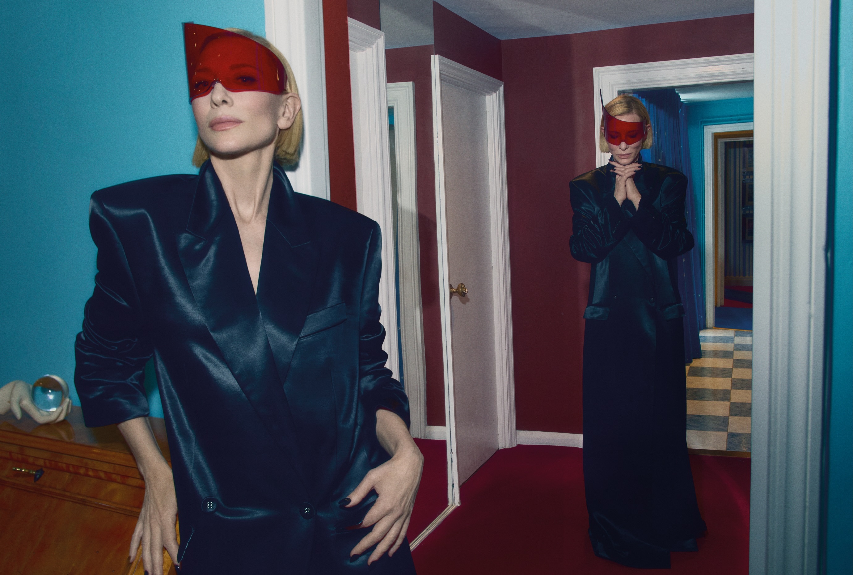 演员Cate Blanchett登上英版《Harper’s BAZAAR》202