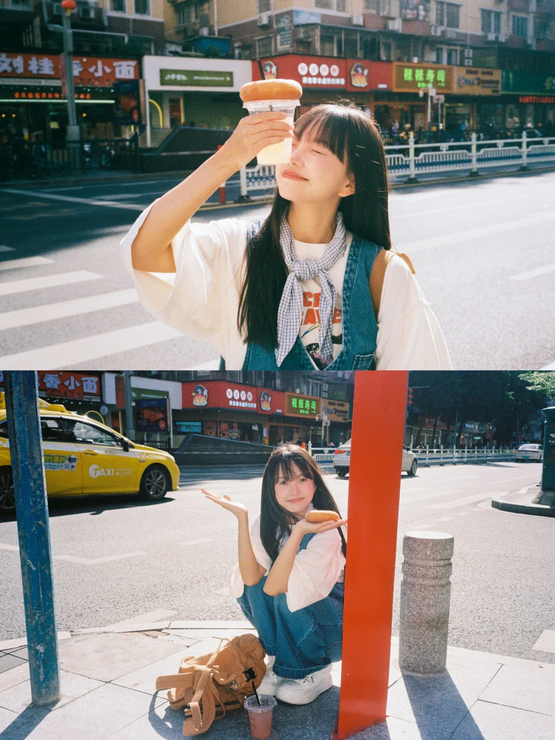 街头写真，阳光漫步的感觉真好！