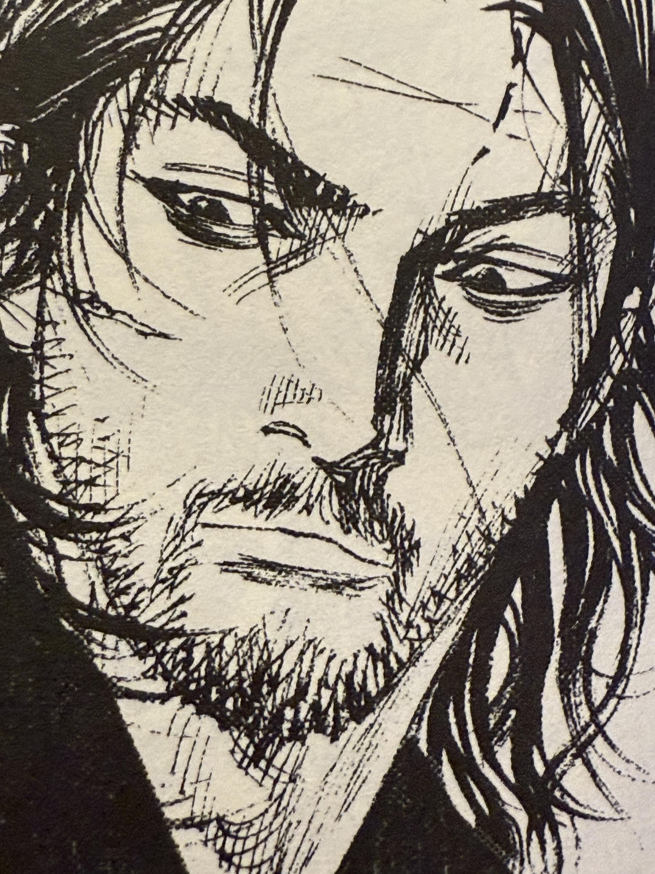 井上雄彦刻画人物表情。漫画表情参考